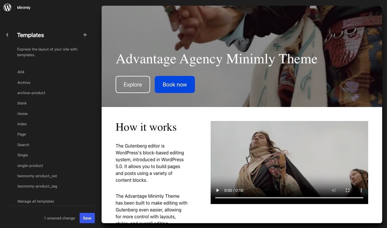 Editing Your WordPress Website with WordPress Full Site Editing (Gutenberg)